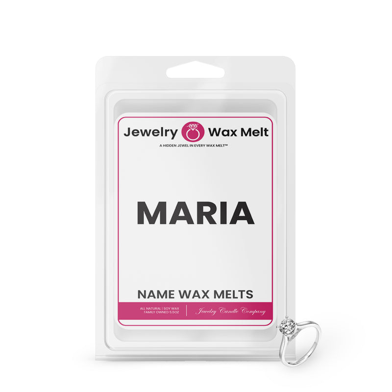 MARIA Name Jewelry Wax Melts