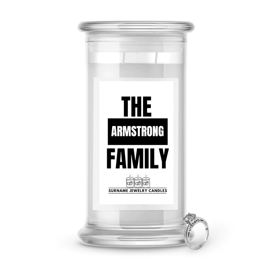 The Armstrong Family | Surname Jewelry Candles