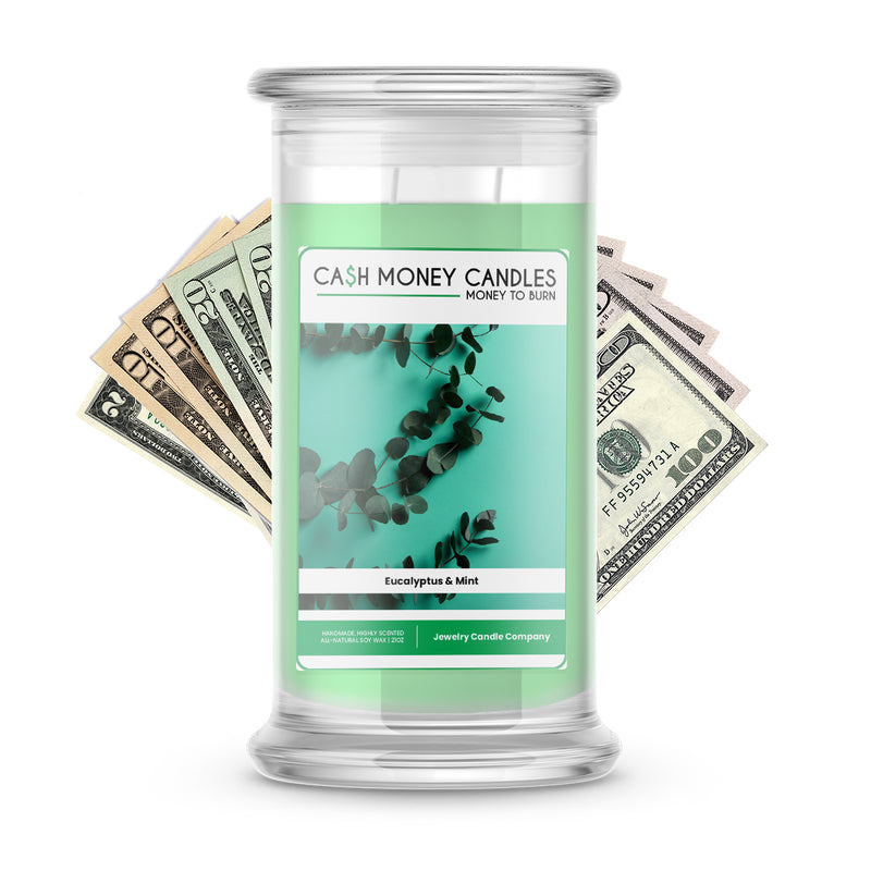 eucalyptus and mint cash candle