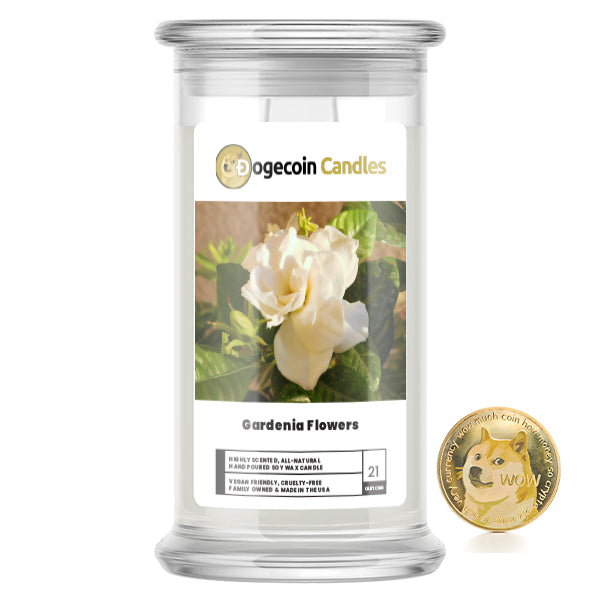 Gardenia Flowers DogeCandles