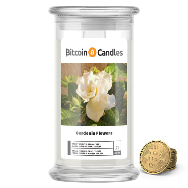 Gardenia Flowers Bitcoin Candles