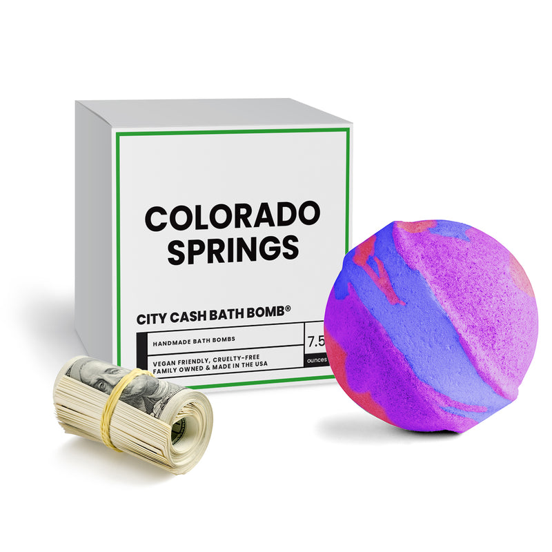 Colorado Springs City Cash Bath Bomb