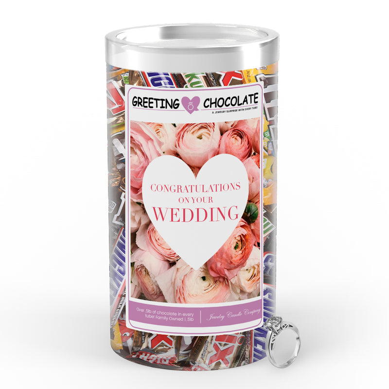 Congratulations on Your Wedding Greetings Chocolate