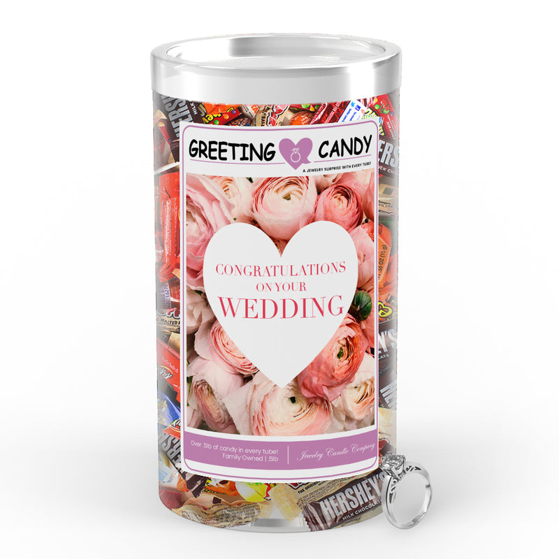 Congratulations on Your Wedding Greetings Candy