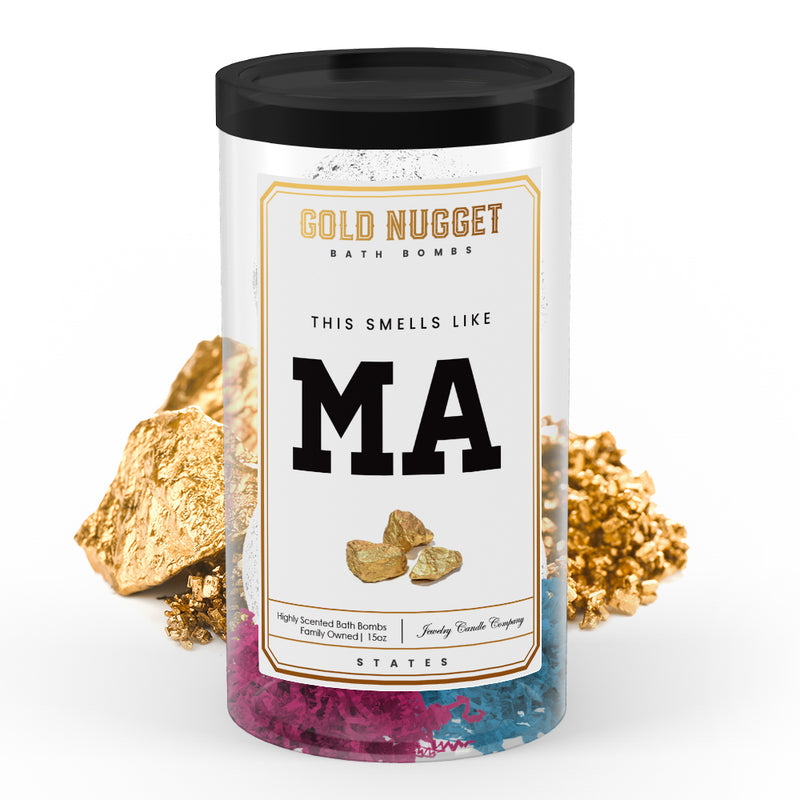 This Smells Like MA State Gold Nugget Bath Bombs