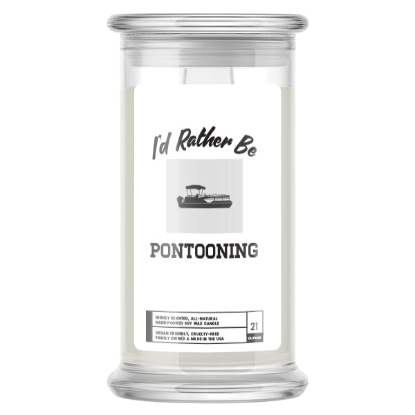I'd rather be Pontooning Candles