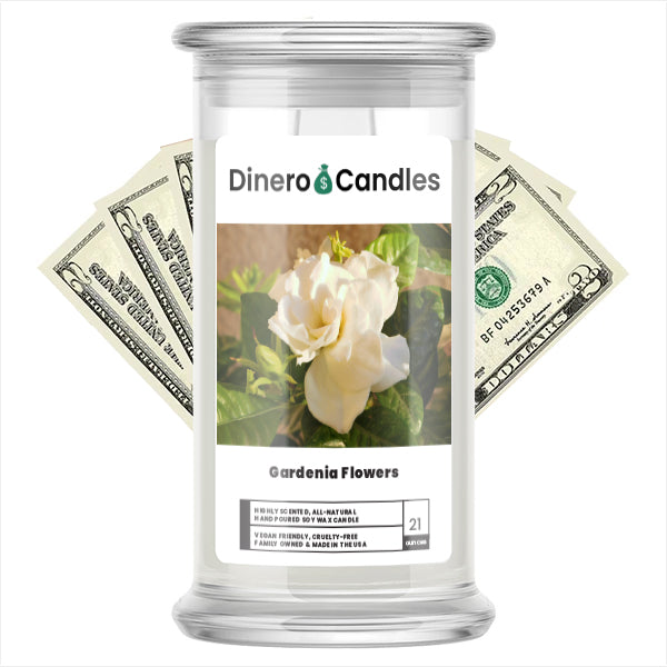 Gardenia Flowers - Dinero Candles