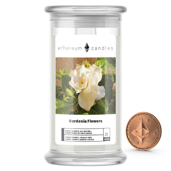 Gardenia Flowers Ethereum Candles