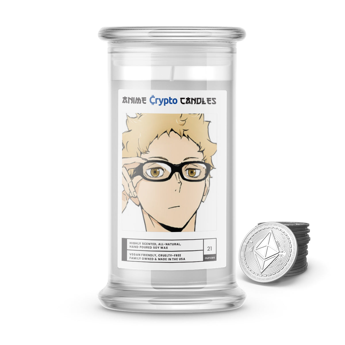 Tsukishima, Kei (月島 蛍) - Crypto Anime Candles
