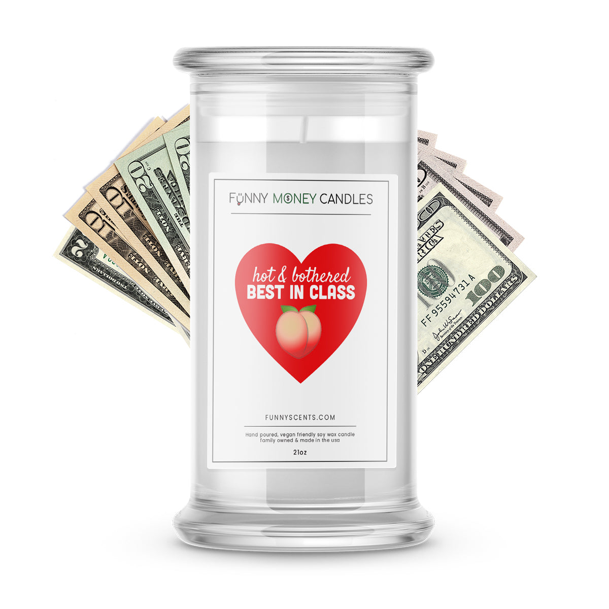 hot and bothered Best in Class Ass Money Funny Candles