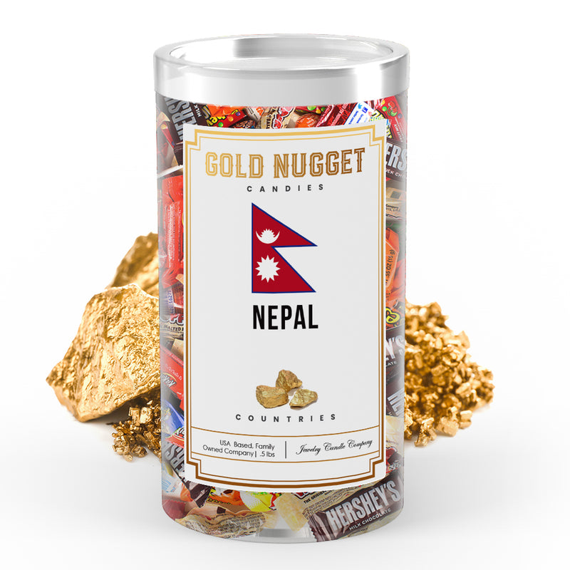 Nepal Countries Gold Nugget Candy