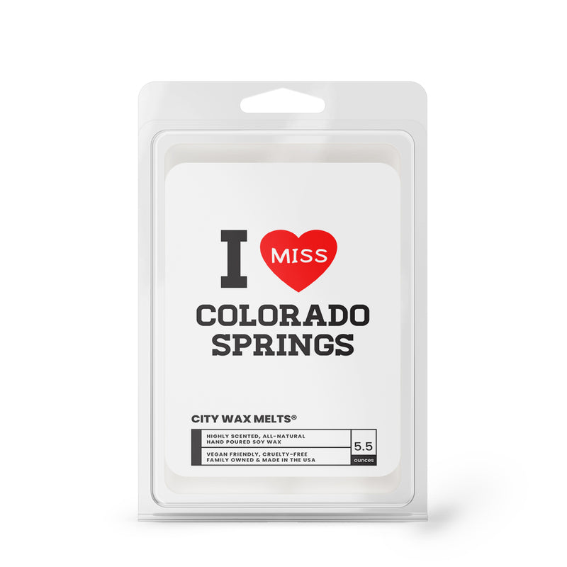 I miss Colorado Springs City Wax Melts