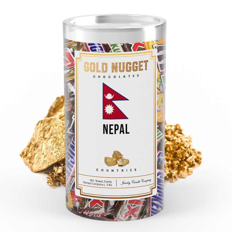 Nepal Countries Gold Nugget Chocolates