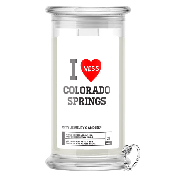 I miss Colorado Springs City Jewelry Candles