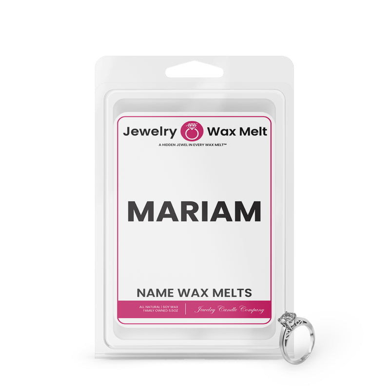 MARIAM Name Jewelry Wax Melts