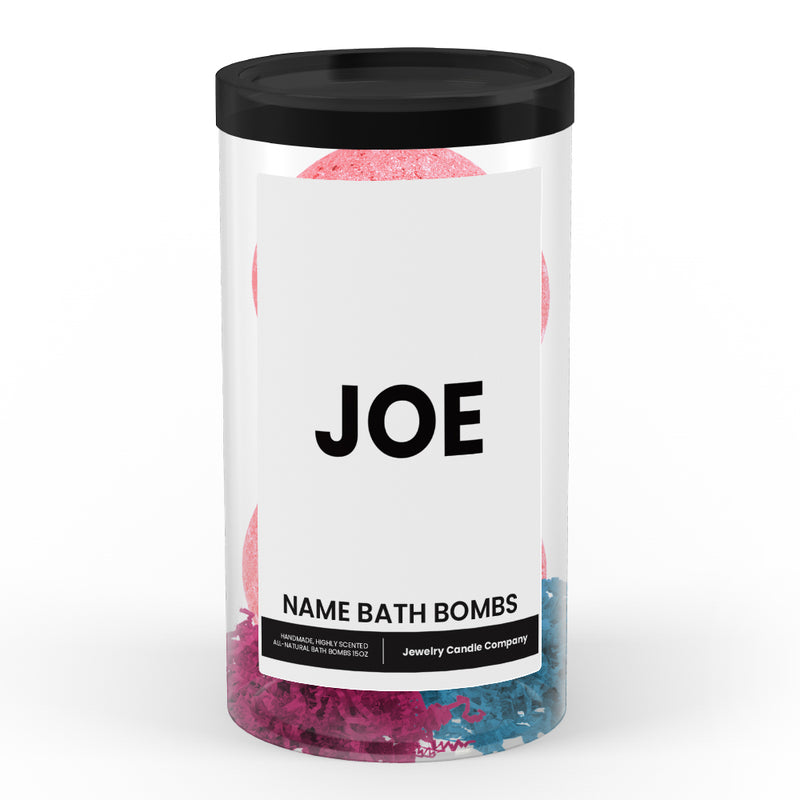 JOE Name Bath Bomb Tube