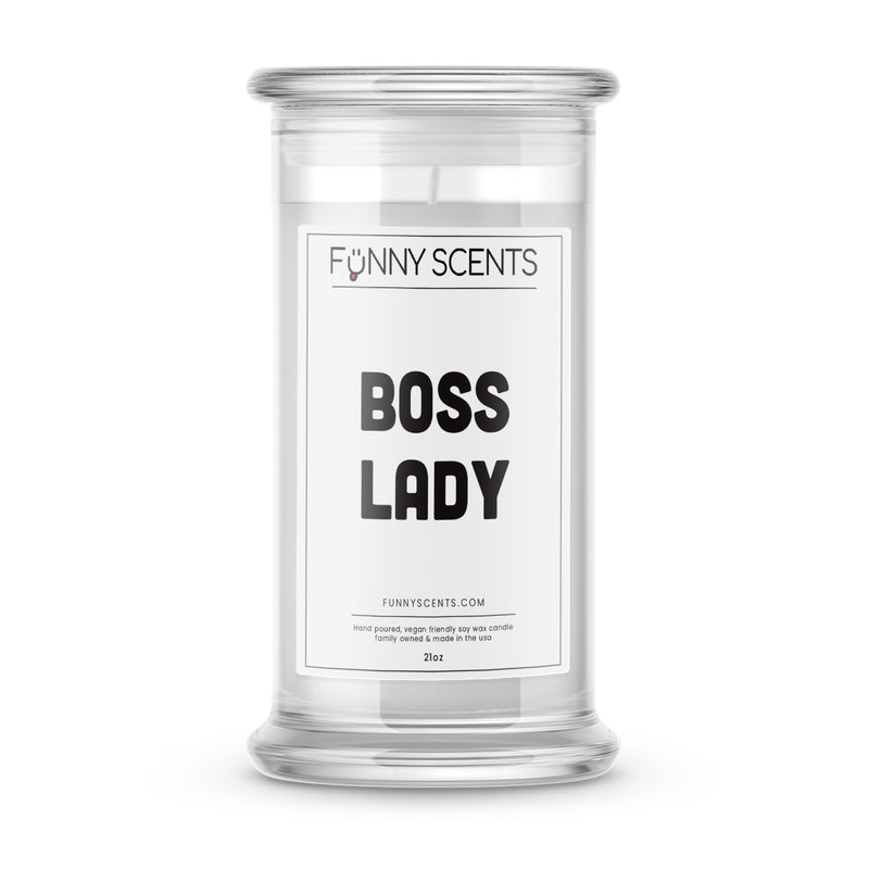 Boss Lady Funny Candles