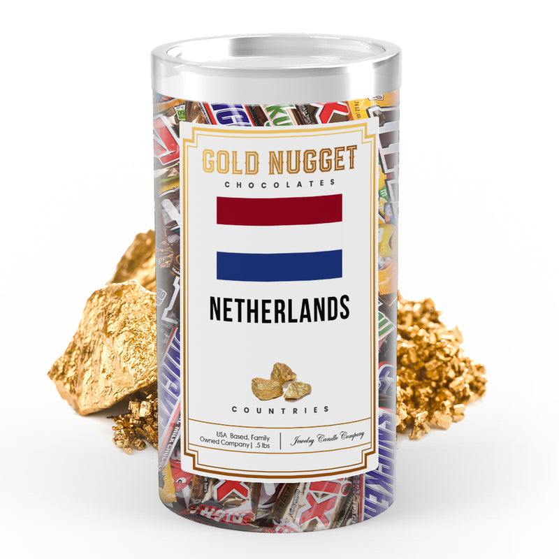 Netherlands Countries Gold Nugget Chocolates