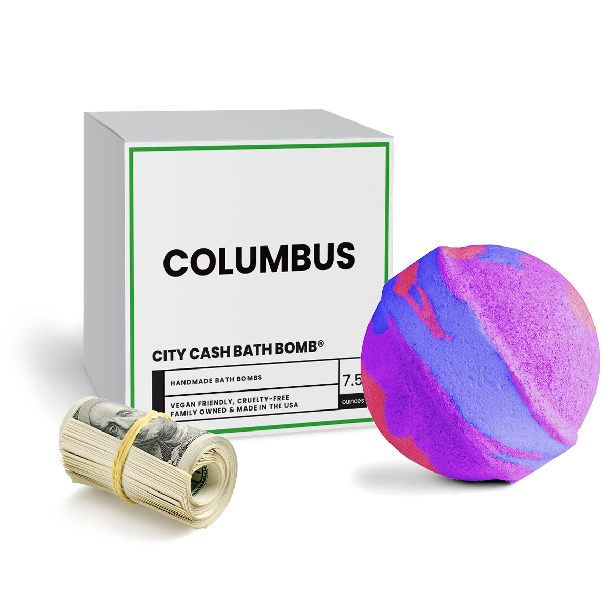Columbus City Cash Bath Bomb
