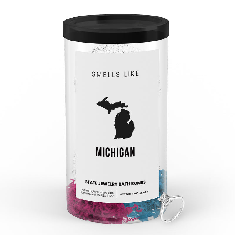 Smells Like Michigan State Jewelry Bath Bombs