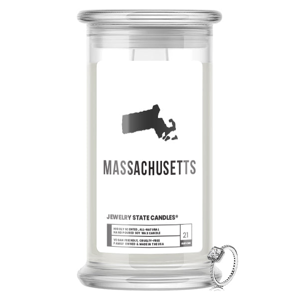 Massachusetts Jewelry State Candles