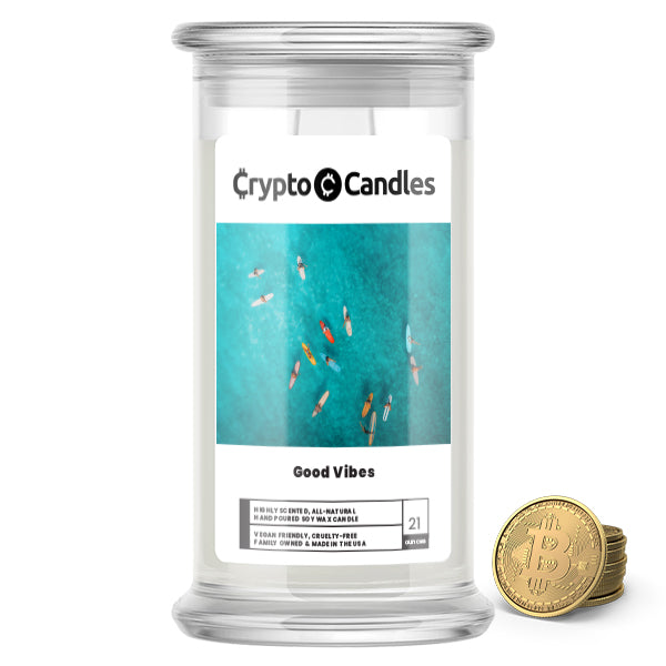 Good Vibes Crypto Candle