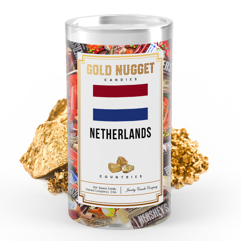 Netherlands Countries Gold Nugget Candy