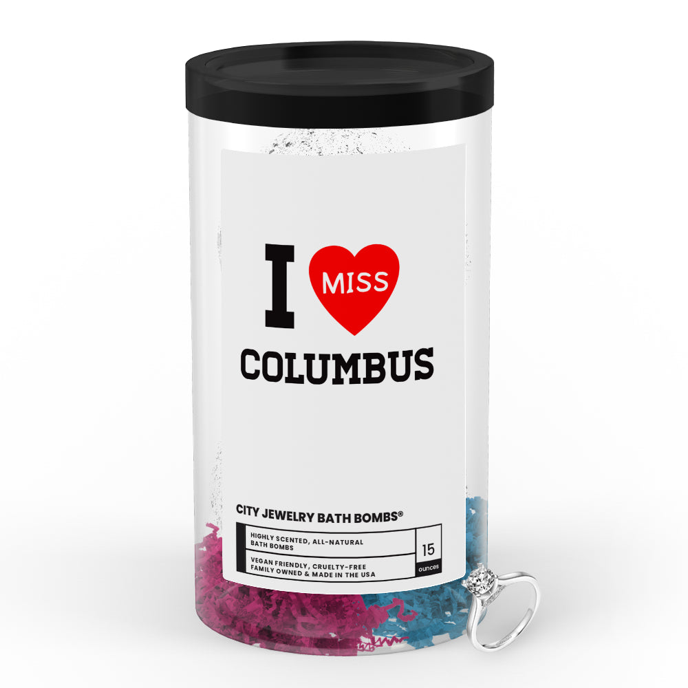 I miss Columbus City Jewelry Bath Bombs