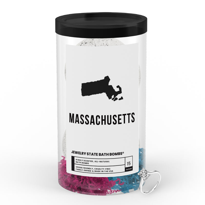Massachusetts Jewelry State Bath Bombs