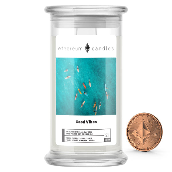 Good Vibes Ethereum Candles