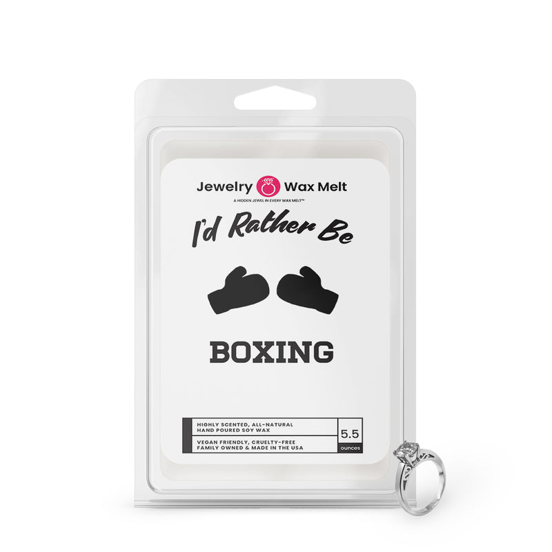 I'd rather be Boxing Jewelry Wax Melts
