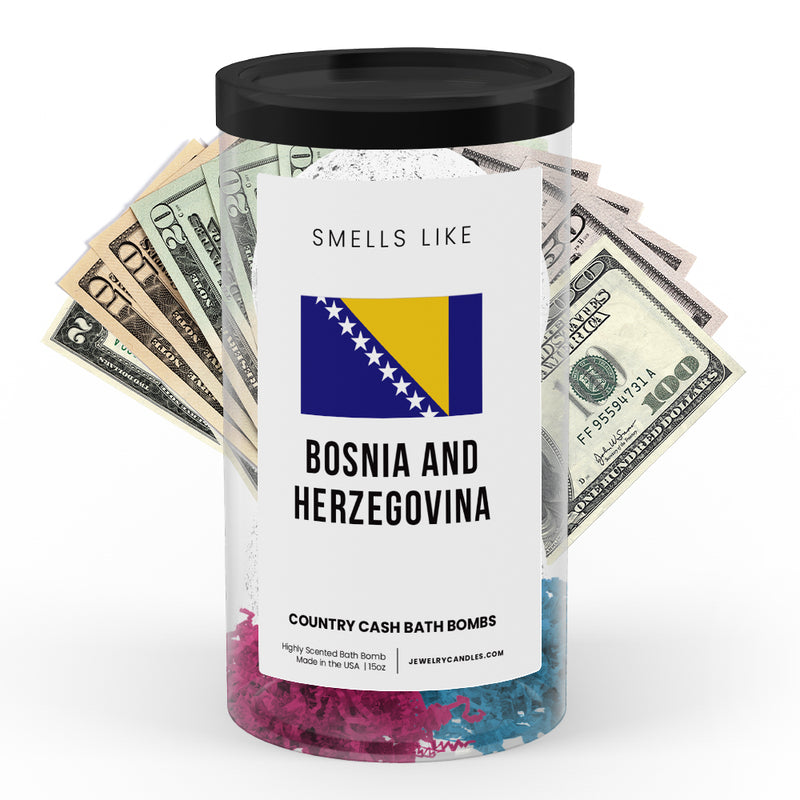 Smells Like Bosnia and Herzegovina Country Cash Bath Bombs