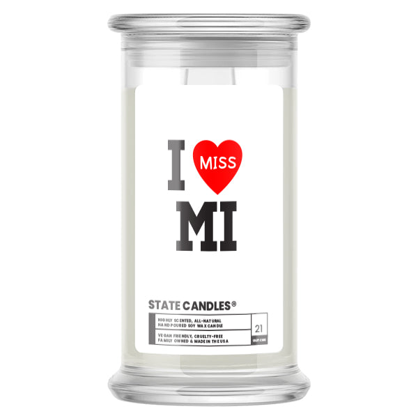 I miss MI State Candle
