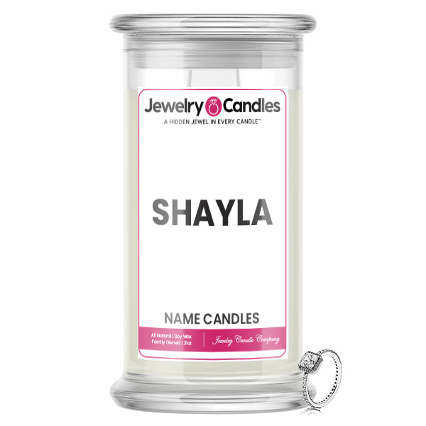 SHAYLA Name Jewelry Candles