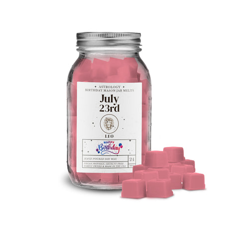 LEO | ASTROLOGY BIRTHDAY MASON JAR MELTS