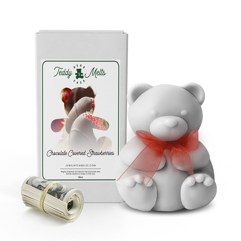 Chocolate Covered Strawberries Cash Money GIANT Teddy Bear Wax Melts