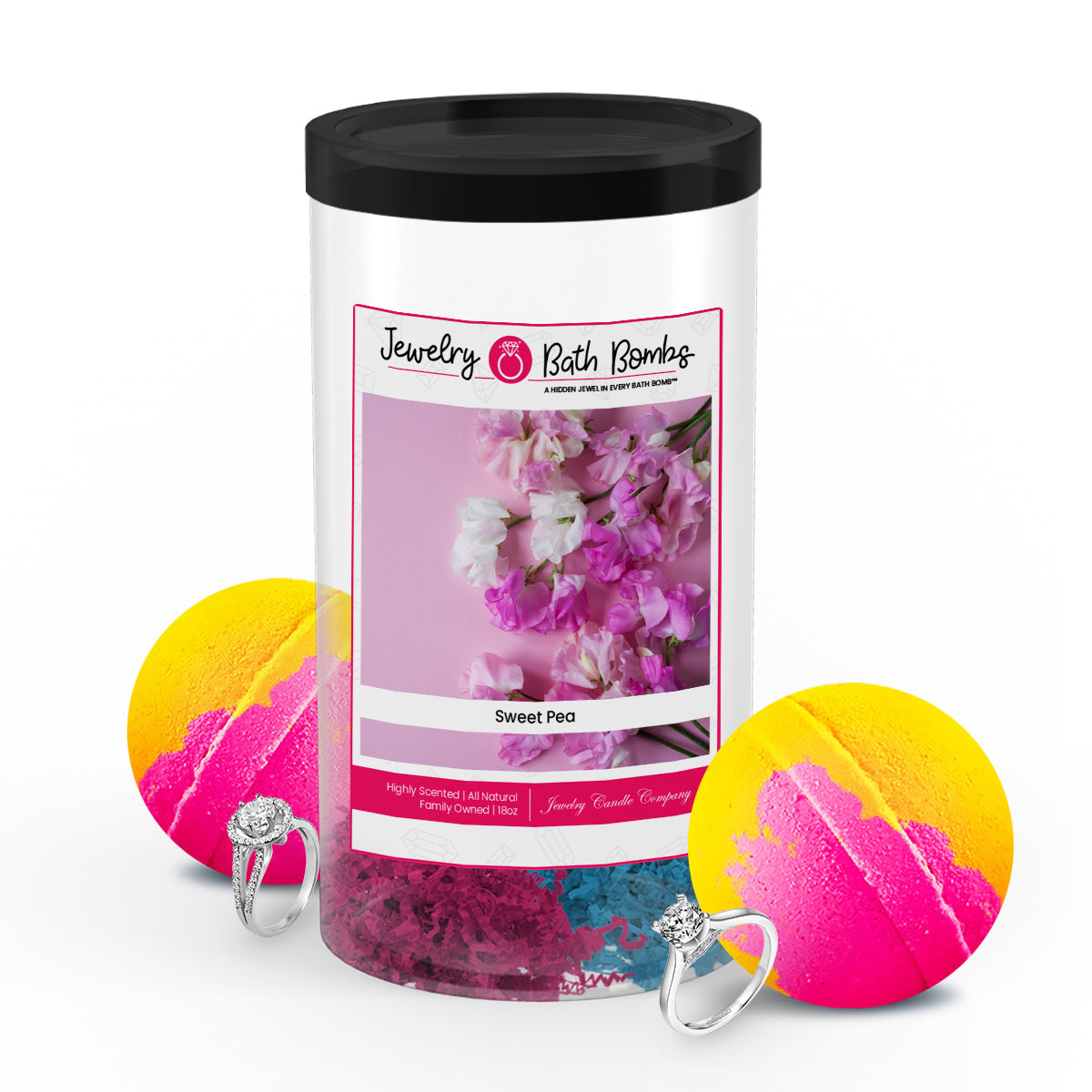 Sweet Pea Jewelry Bath Bombs Twin Pack