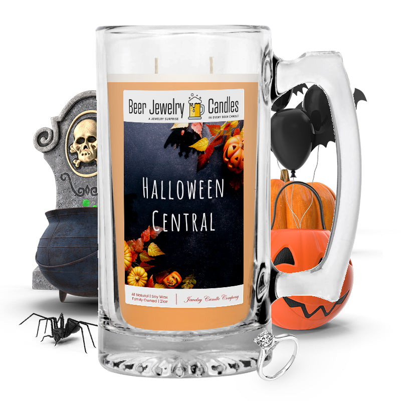 Halloween central Beer Jewelry Candle