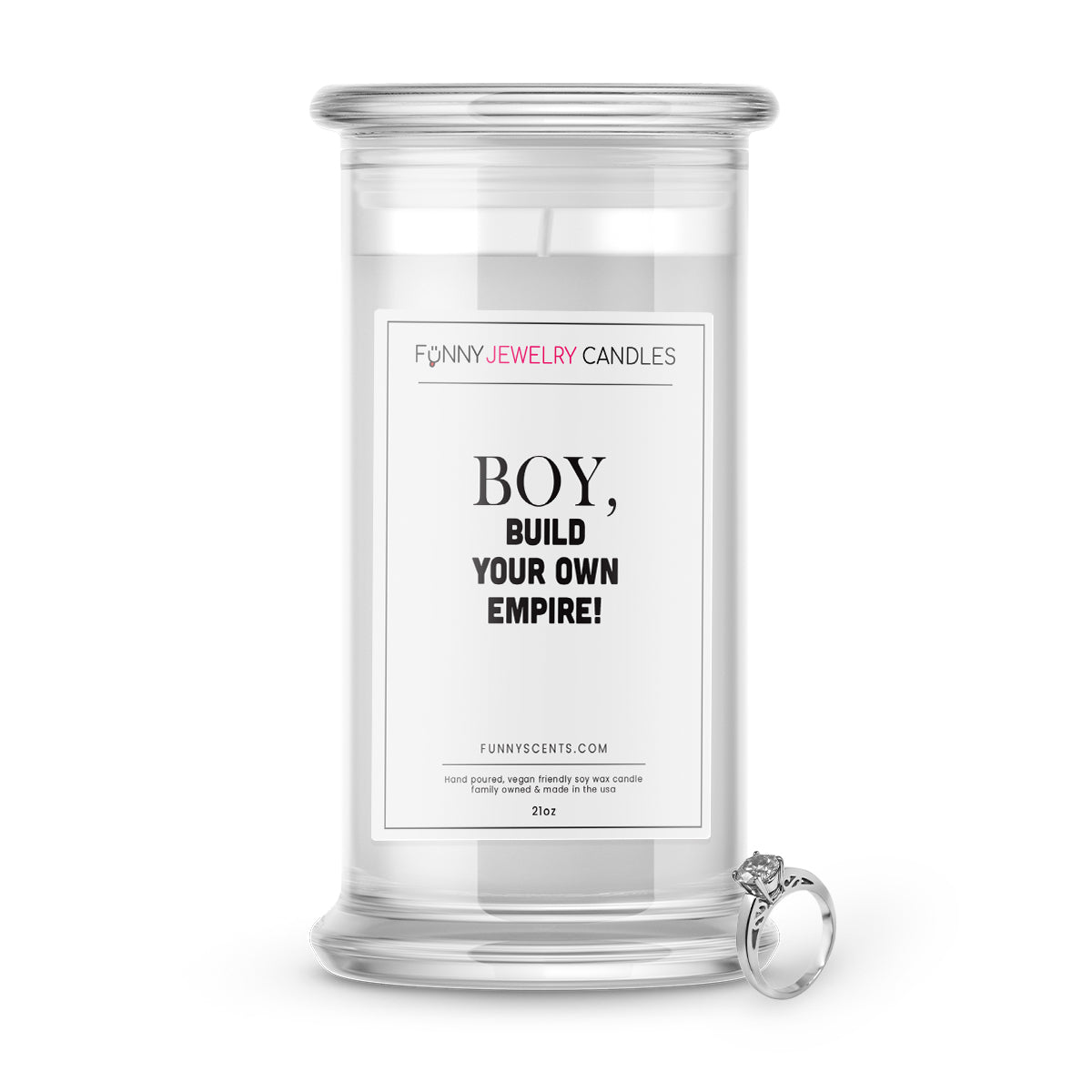 Boy, Build Your Own Empire! Jewelry Funny Candles