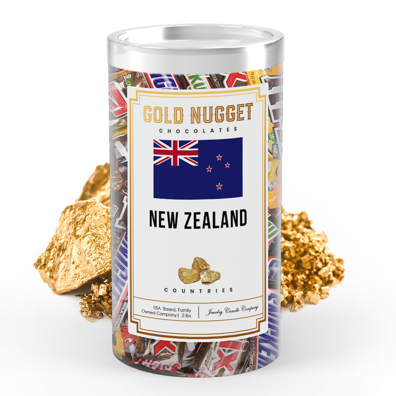 New Zealand Countries Gold Nugget Chocolates