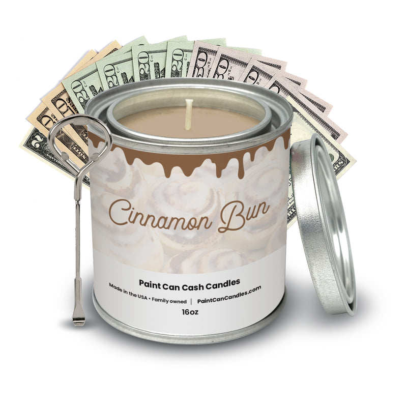 Cinnamon Bun - Paint Can Cash Candles