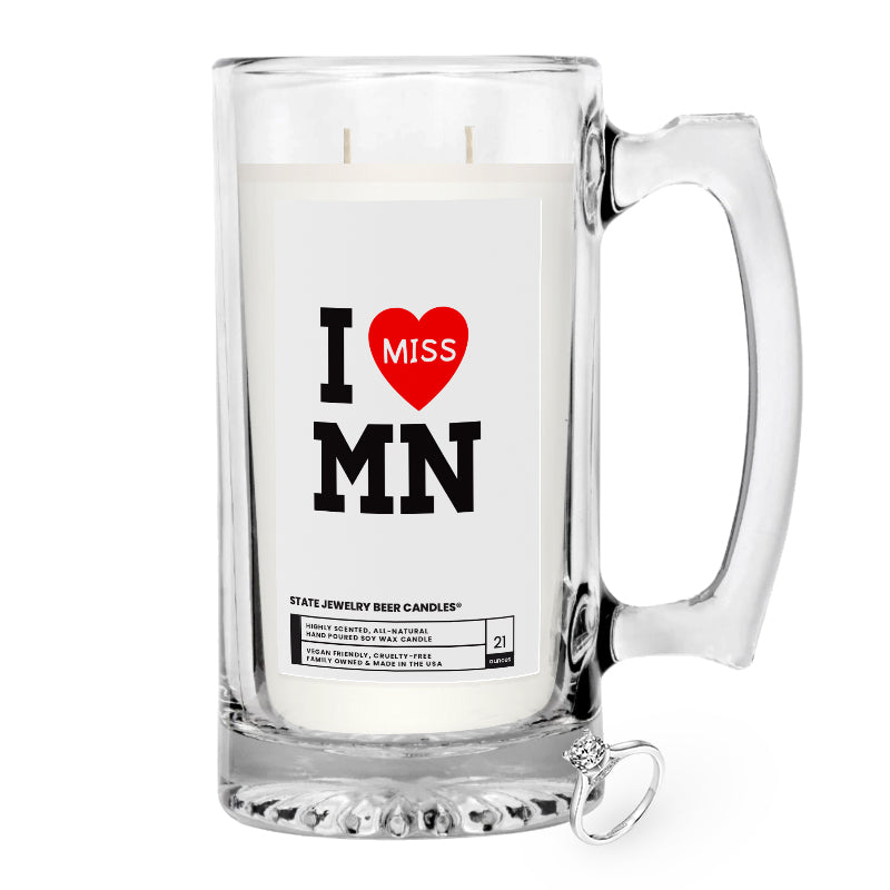 I miss MN State Jewelry Beer Candles