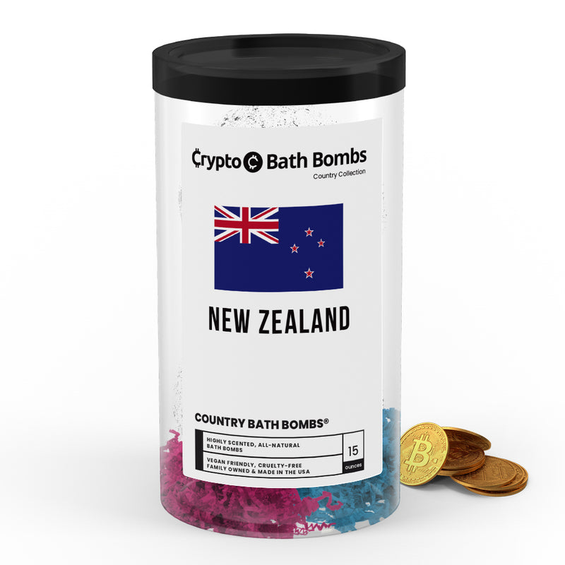 New Zealand Country Crypto Bath Bombs