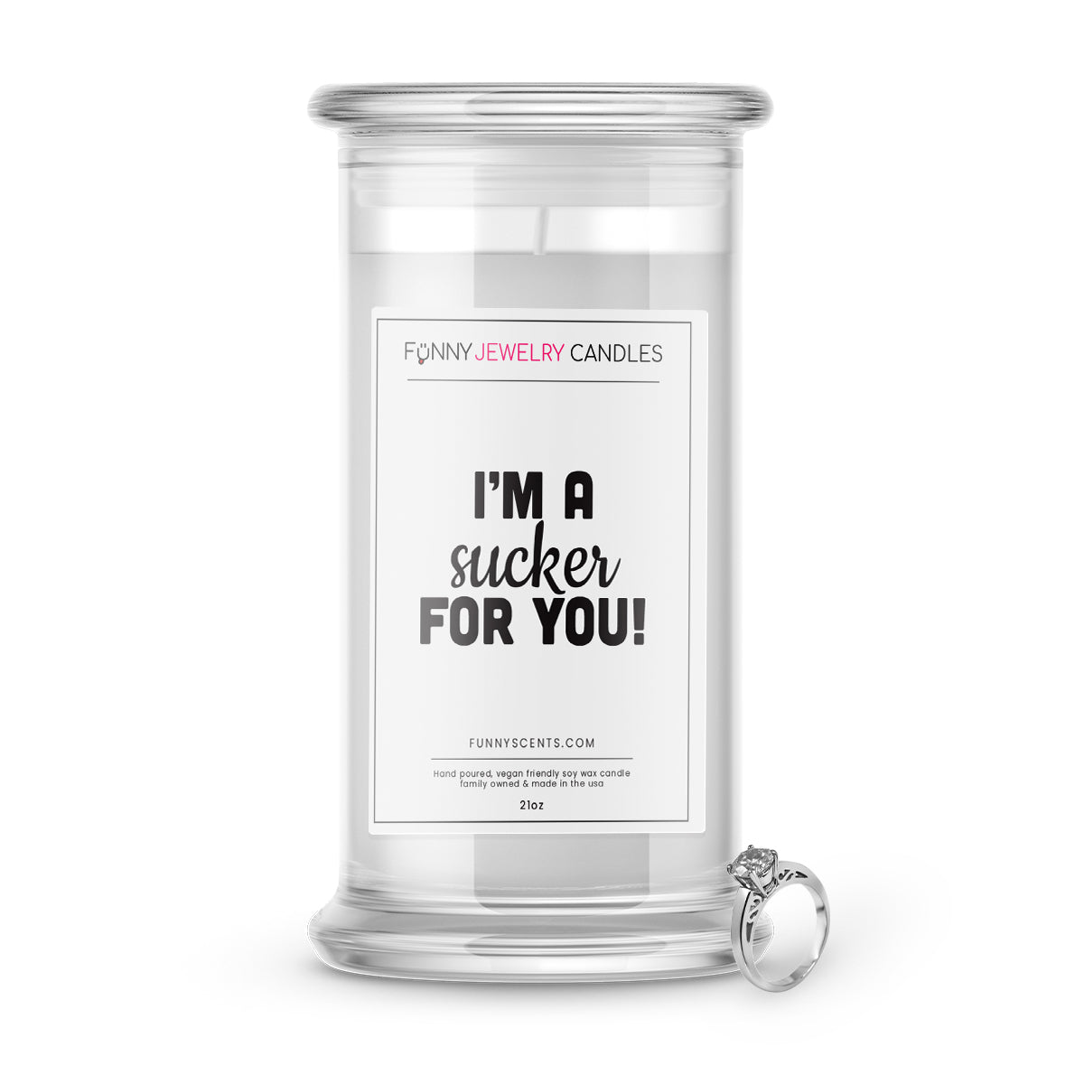 I'm a sucker For You! Jewelry Funny Candles