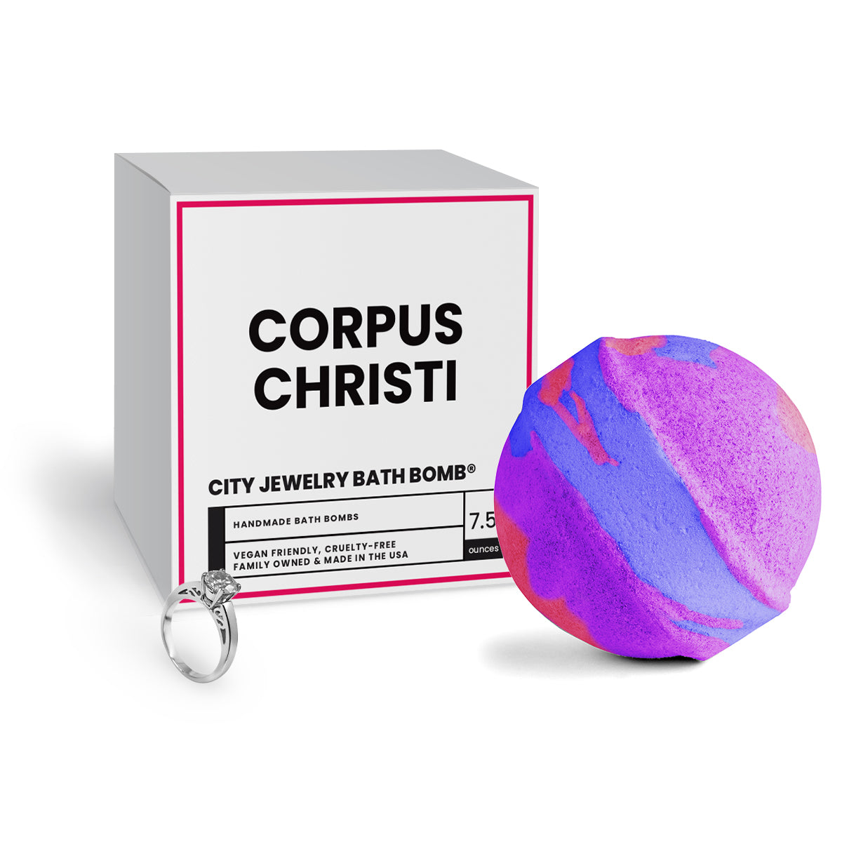 Corpus Christi City Jewelry Bath Bomb