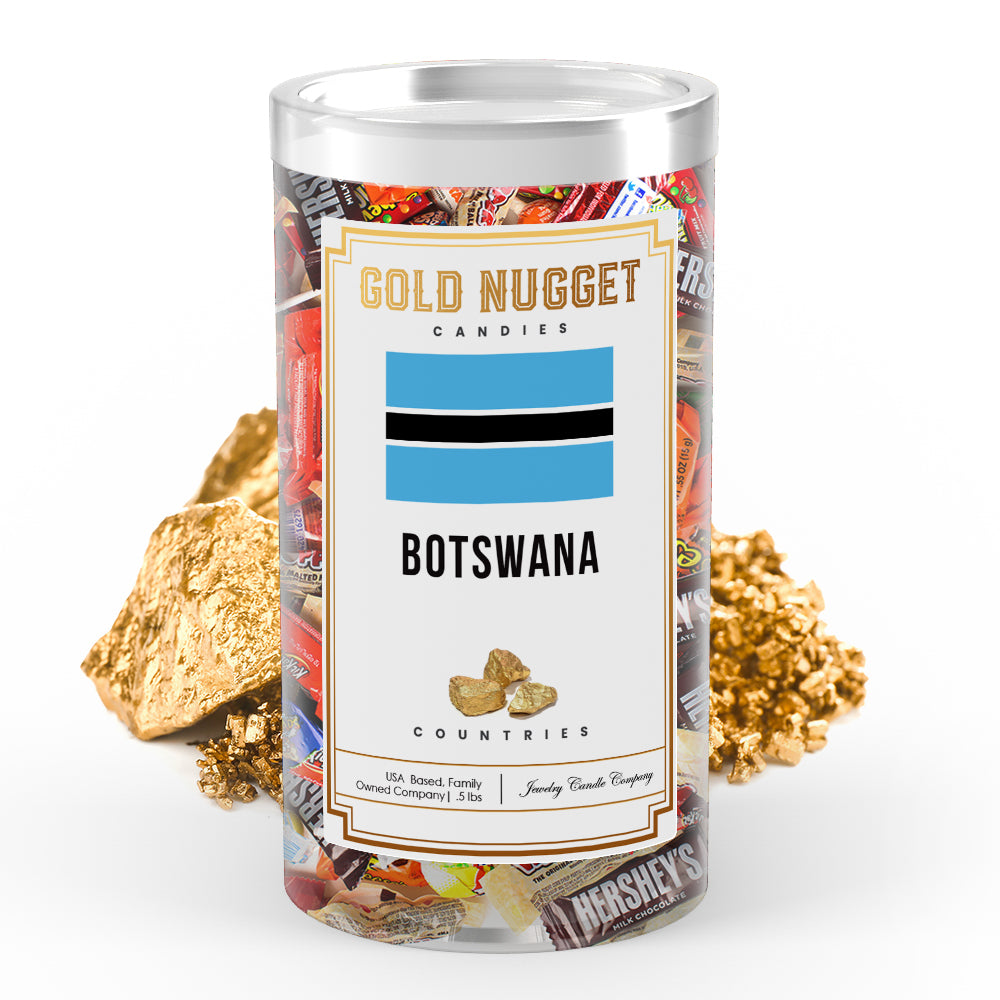 Botswana Countries Gold Nugget Candy
