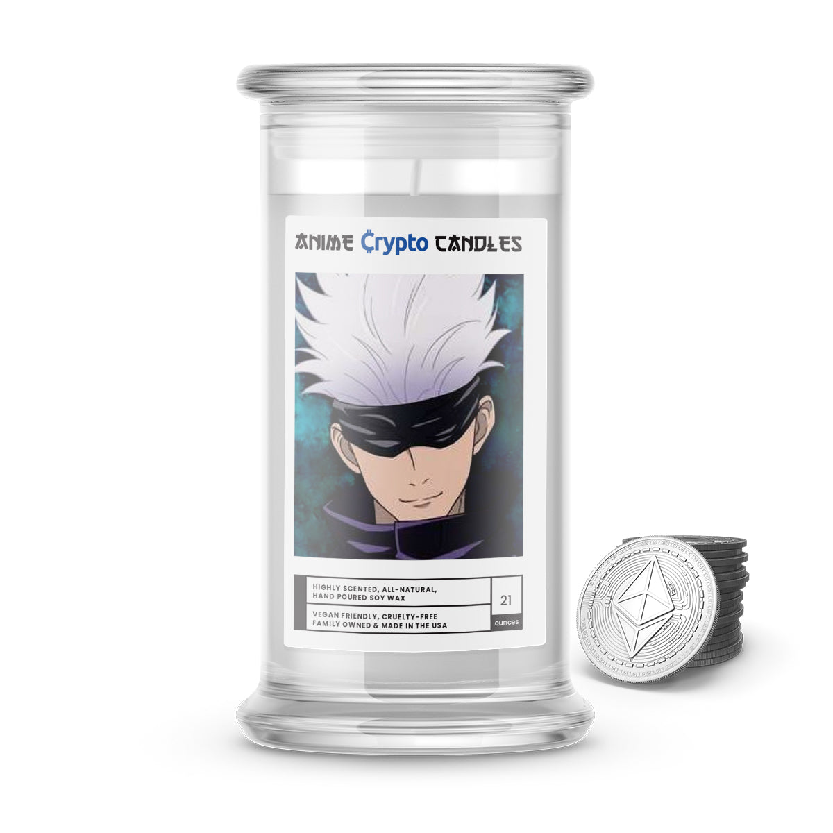 Gojou, Satoru (五条 悟) - Crypto Anime Candles