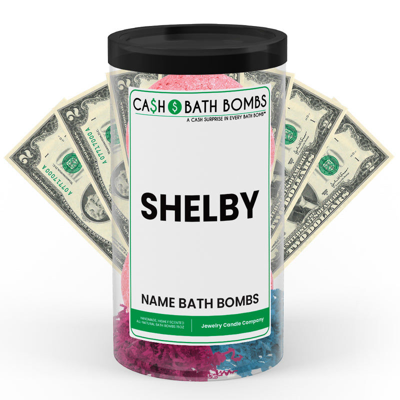 SHELBY Name Cash Bath Bomb Tube