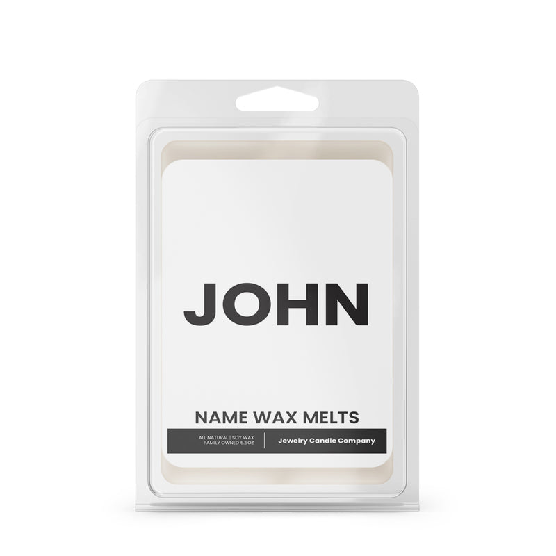 JOHN Name Wax Melts