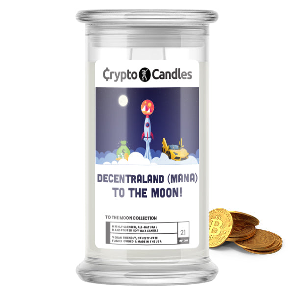 Decentraland (MANA) To The Moon! Crypto Candles